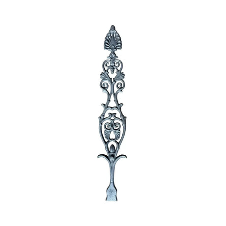 Grade de Ferro Fundido Abacaxi Reta 14X81 cm