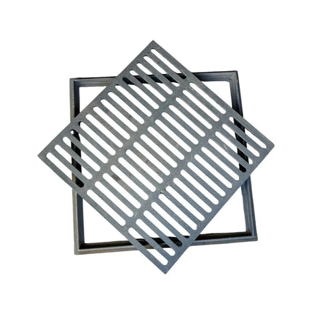 Grelha de Ferro Fundido 60x60 com suporte