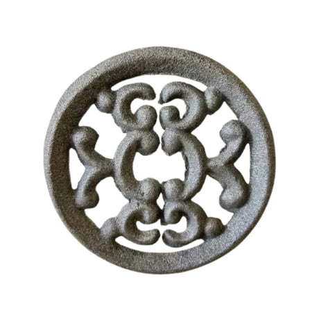 Rosácea Imperial em Ferro Fundido 15 cm